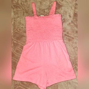 Neon pink size 5 gap girls romper